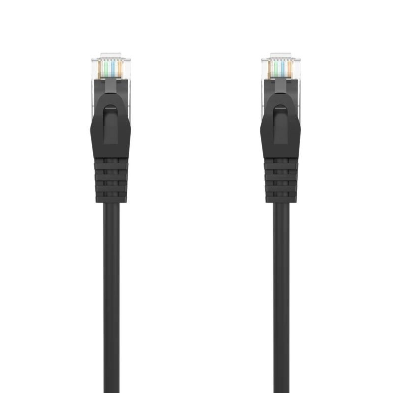 Aisens Latiguillo RJ45 LSZH CAT.6A UTP negro 30cm