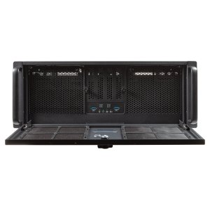 Caja Rack 19" 4U UNYKA UK51918 ATX Plata y Negro con USB 3.0 y USB-C