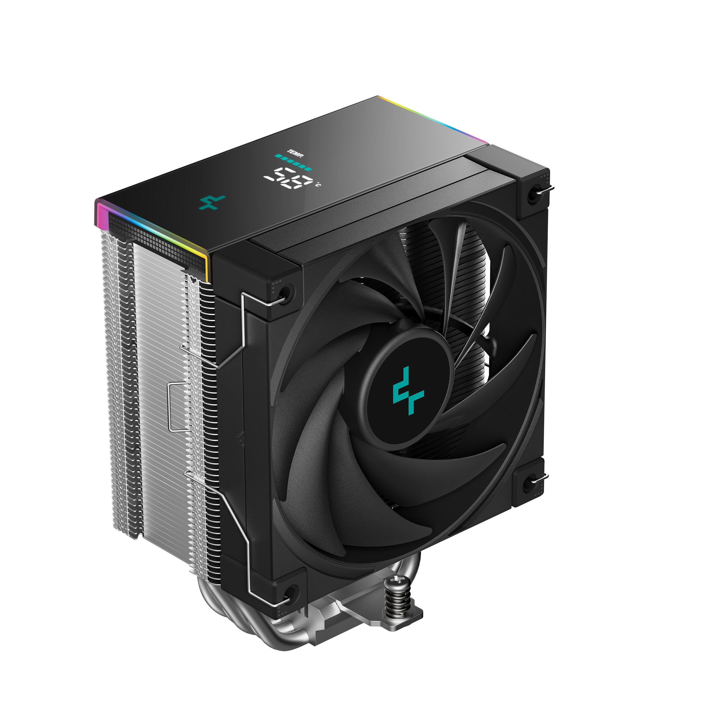 Refrigerador CPU Deepcool AK500 Digital Multizocalo Negro