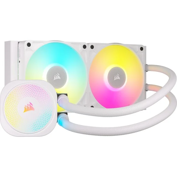 REFRIGERADOR LIQUIDO CPU CORSAIR TITAN 240 RX RGB ICUE LINK WHITE CW-9061020-WW