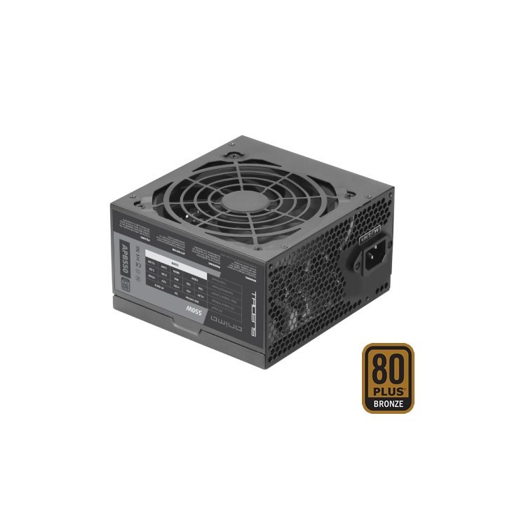 FUENTE DE ALIMENTACION TACENS ANIMA APB550B ATX 80+ BRONZE 550W PFC ACTIVO NEGRO
