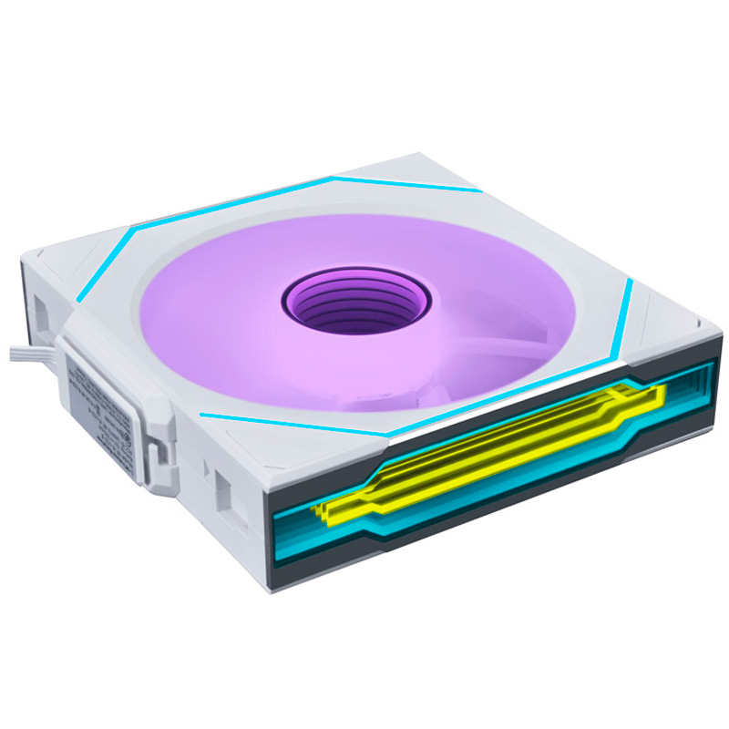 VENTILADOR 120 LIAN LI UNIFAN SL INFINITY WL REV WHITE