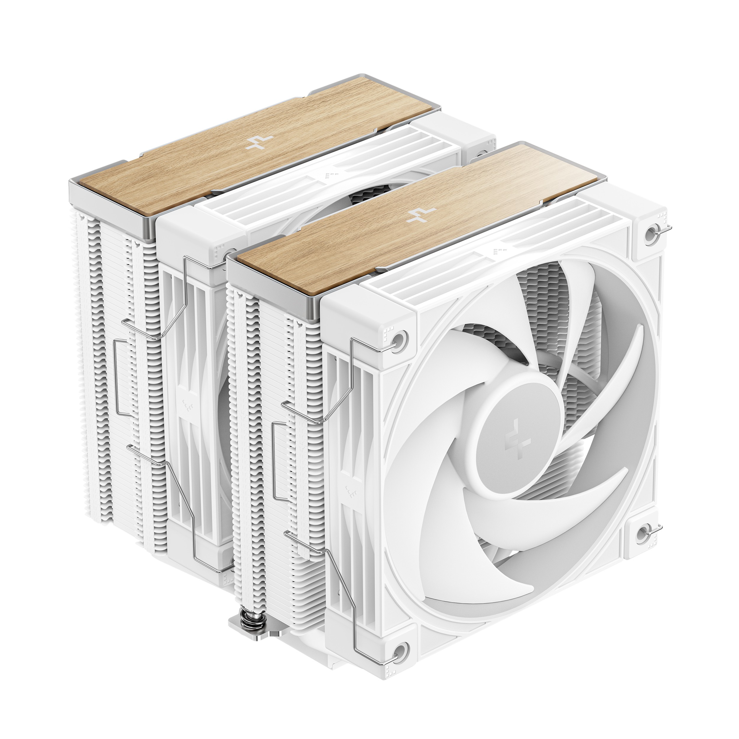 REFRIGERADOR CPU MULTIZOCALO DEEPCOOL AK620 G2 VENTILADOR DOBLE BLANCO-MADERA