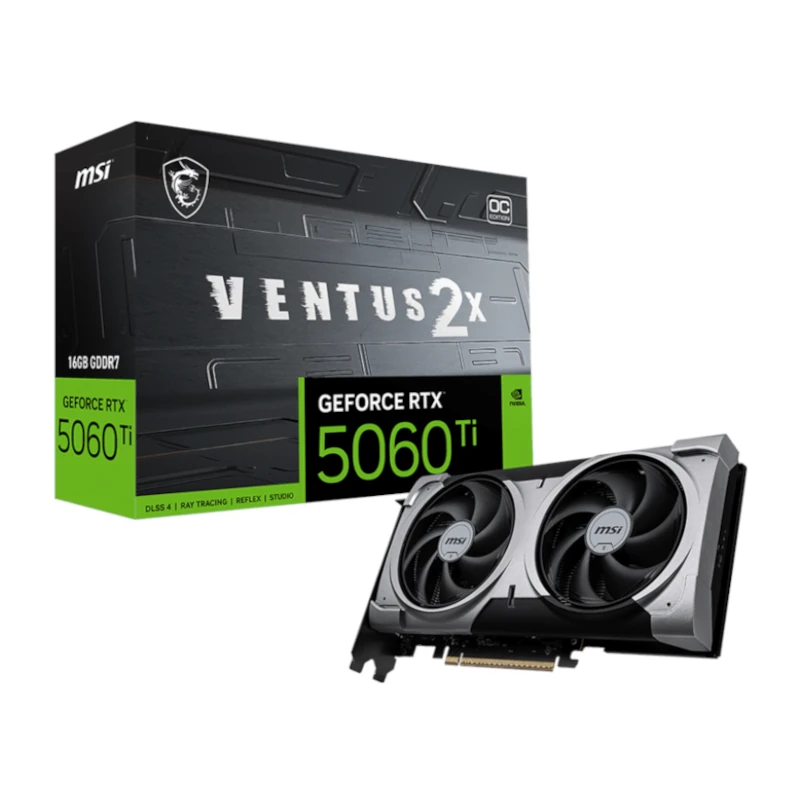 MSI VGA NVIDIA RTX 5060 Ti 16G VENTUS 2X OC PLUS