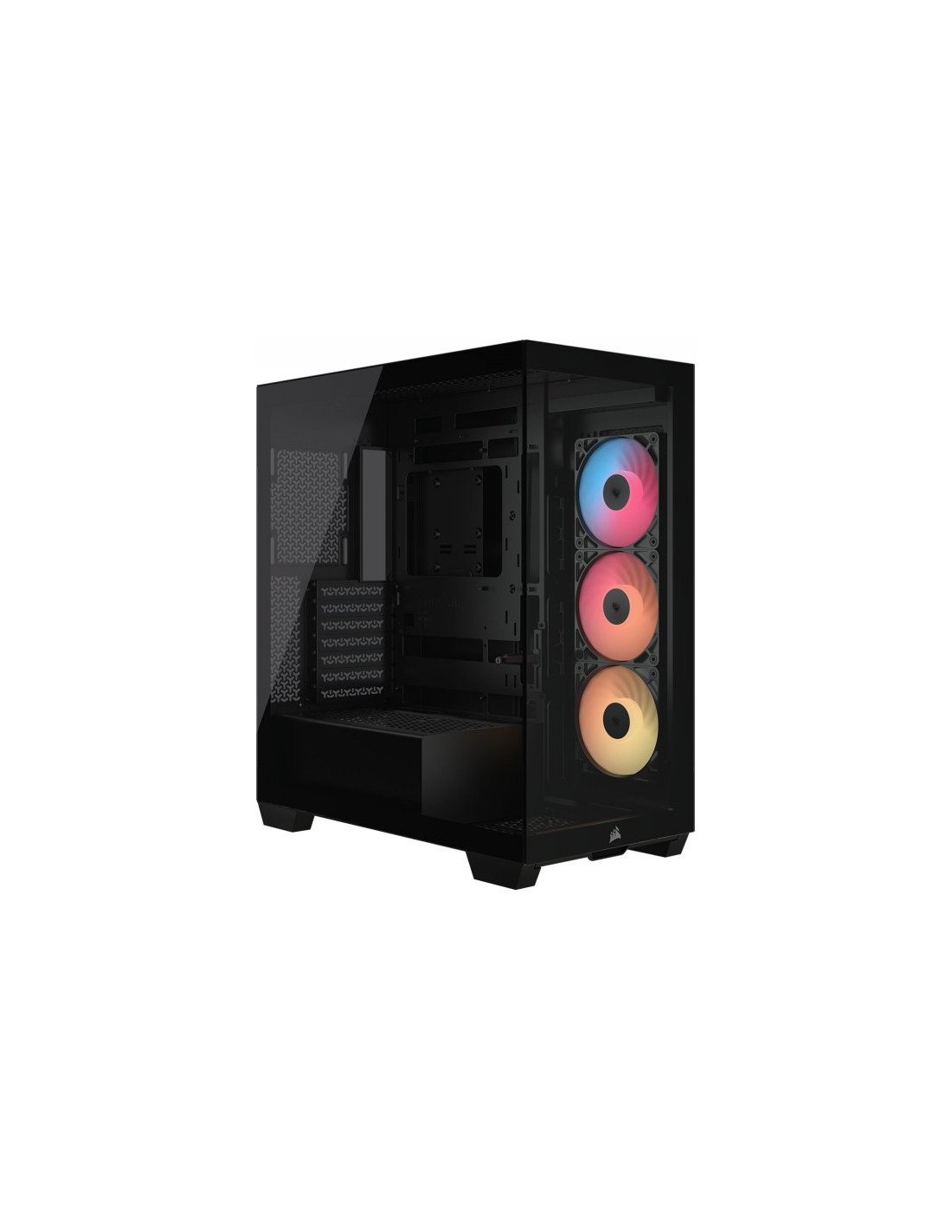 CAJA ATX SEMITORRE CORSAIR 3500X RS-R ARGB CRISTAL TEMPLADO NEGRA