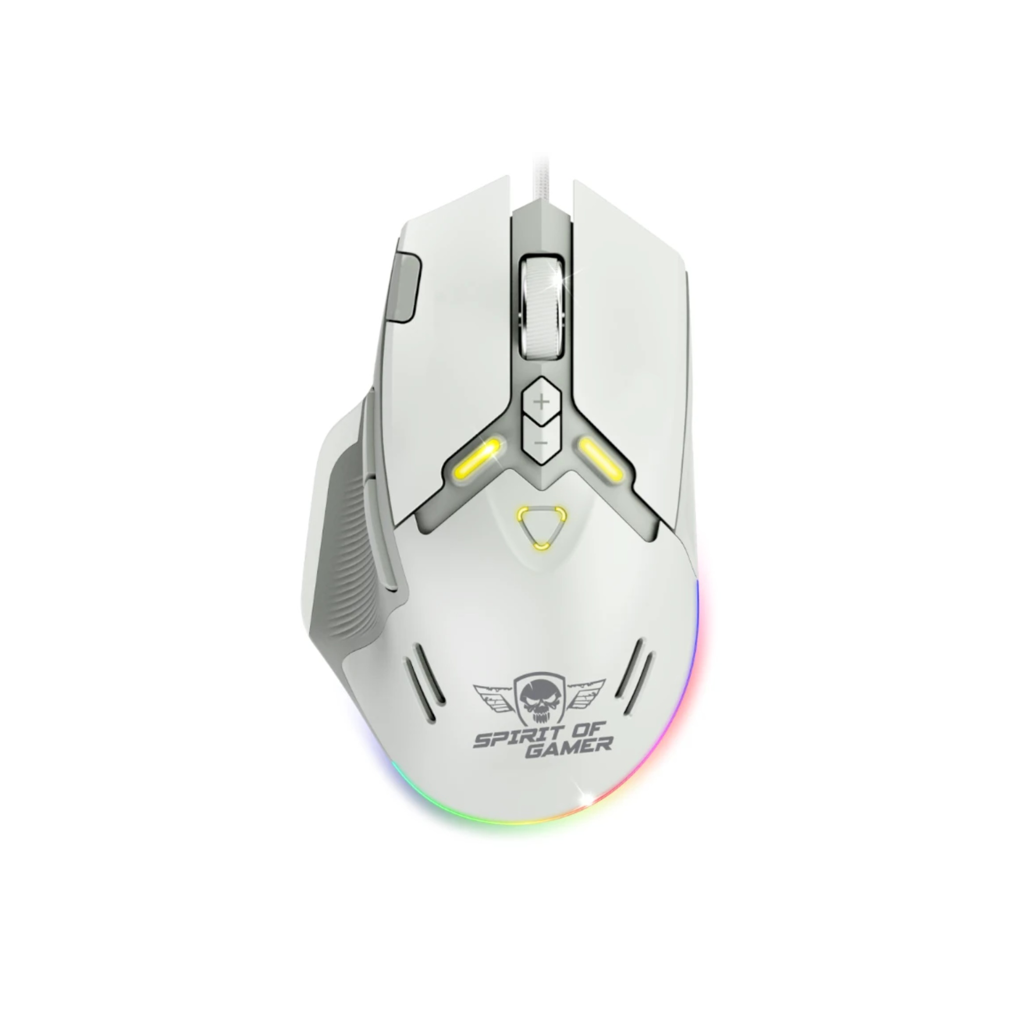 Spirit of Gamer Ratón Elite M60 Blanco RGB