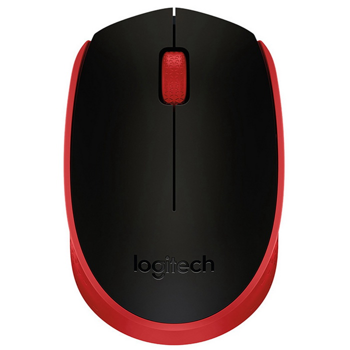 Logitech Ratón Inalámbrico M171 1000 dpi Neg/Rojo