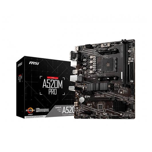 PLACA BASE MSI AM4 A520M PRO