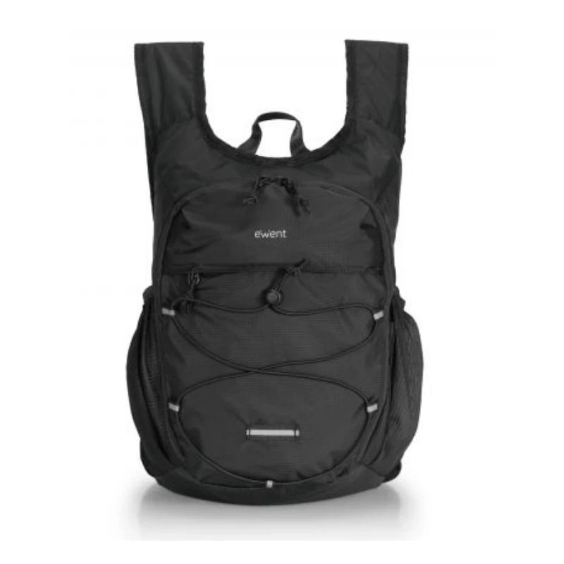 Ewent mochila ultraligera 24L impermeable 210D nylon 14" negra