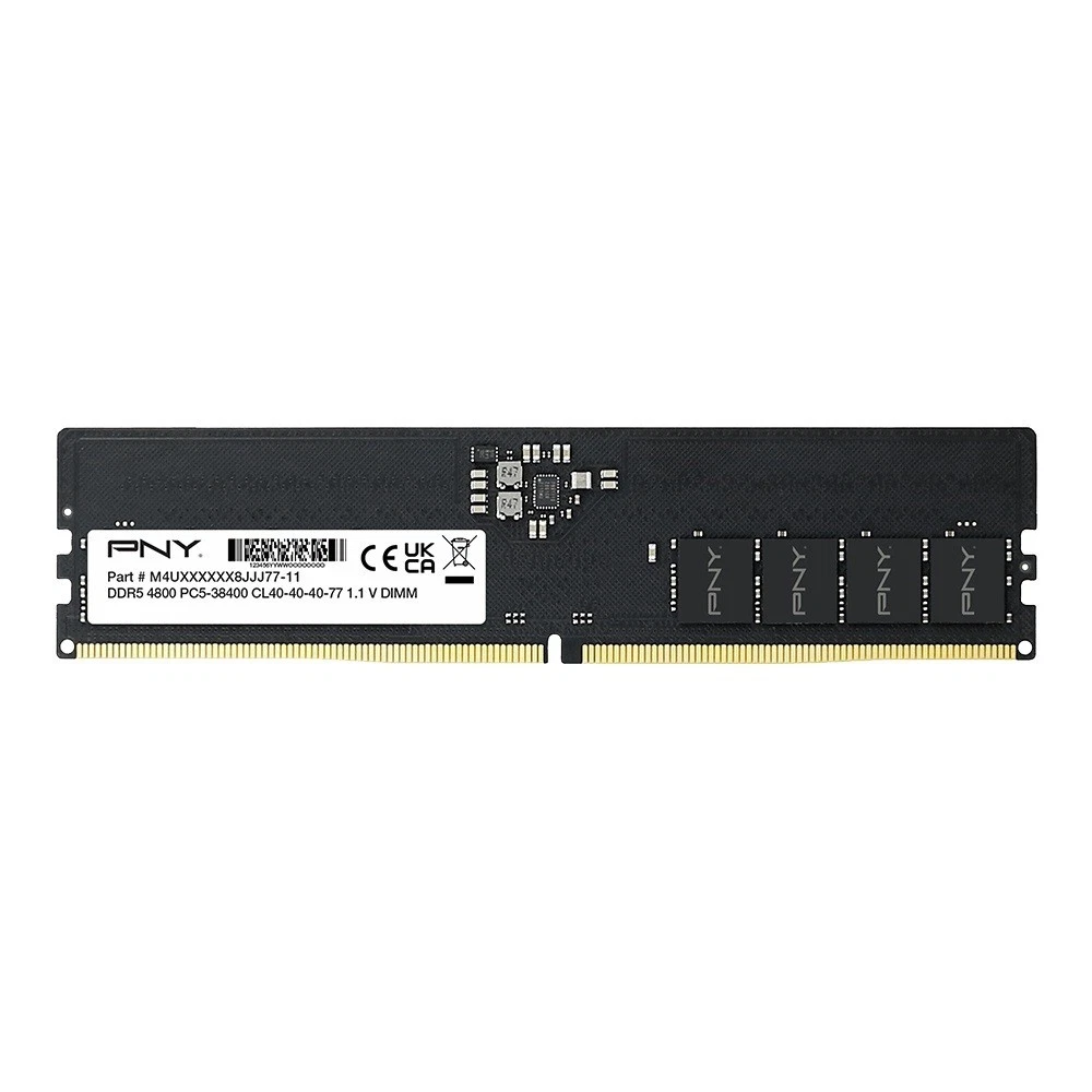 DDR5 8GB 5600MHz PNY RETAIL Cl 22 1X8 1.2V MD8GSD55600-SB