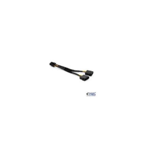 CABLE TARJETA GRAFICA 2X5.25p/M-PCI-E(MOLEX 6+2PIN)/M 20 CM NANOCABLE 10.19.1201