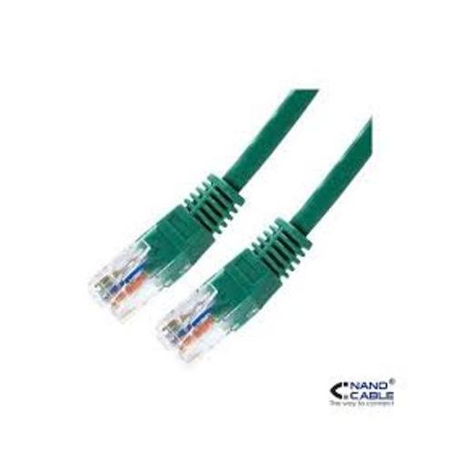 CABLE RED LATIGUILLO RJ45 CAT.6 UTP AWG24 VERDE 2.0 M NANOCABLE 10.20.0402-GR