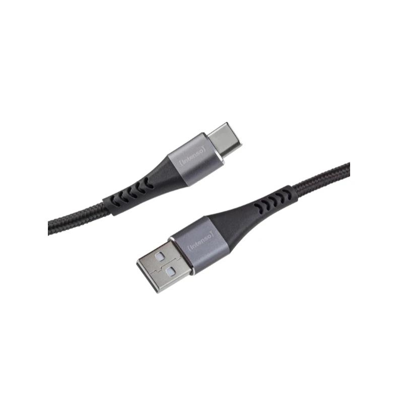 Intenso | Cable USB-A C 1.0m 60W Negro