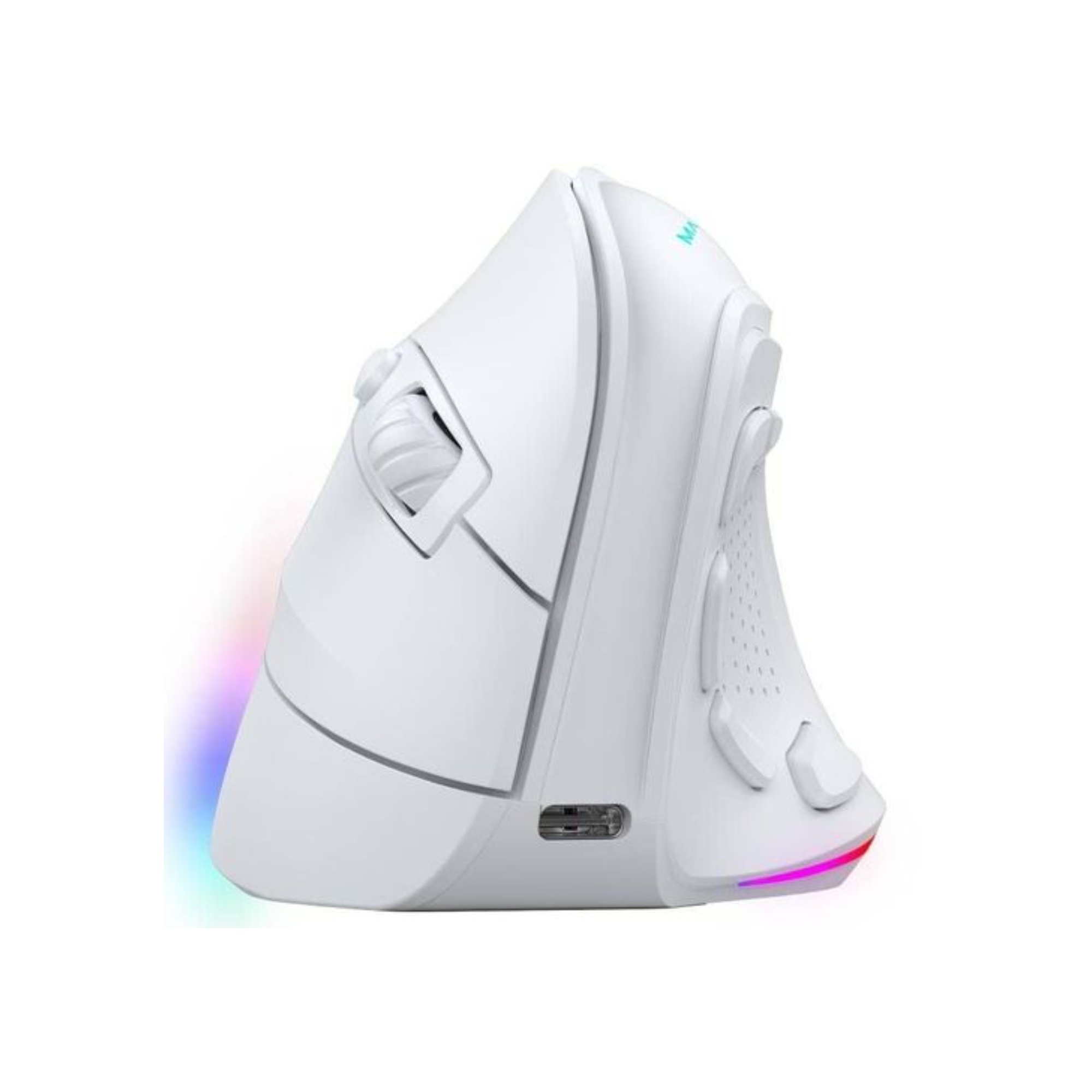 Mars Gaming MMSKW Wireless Ergo Mouse 8400 DPI 9 Botones Mecánicos Blanco