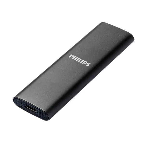 DISCO M.2 PHILIPS 250GB USB-C/USB3.0 ULTRA SLIM GRIS | Discos duros externos
