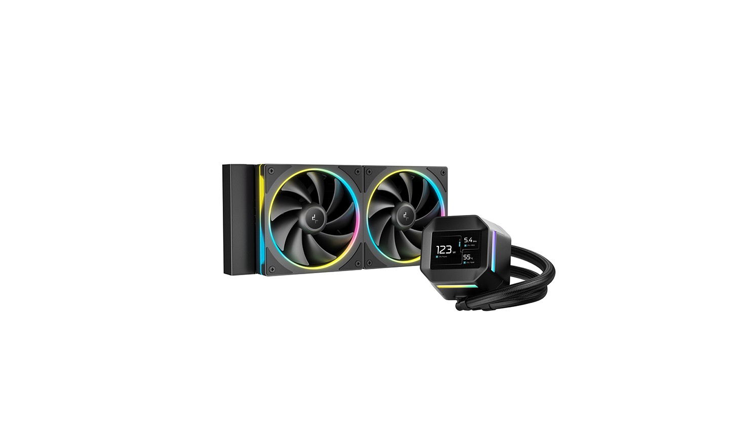REFRIGERADOR LIQUIDO CPU DEEPCOOL LM240 LED RGB R-LM240-BKDMMC-1