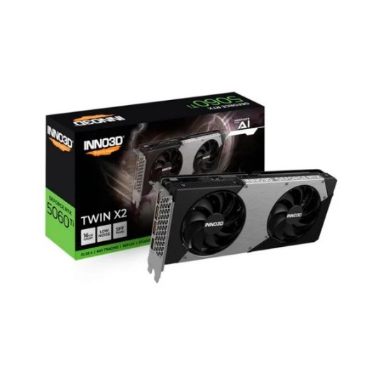 TARJETA GRÁFICA INNO3D RTX 5060TI 16GB TWIN X2