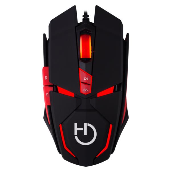 RATON HIDITEC MICRURUS 8100DPI USB NEGRO GAMING