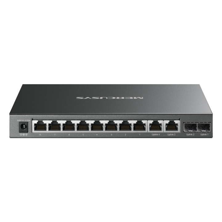 Switch no gestionable Mercusys MS112GMP 12 puertos 10Gb LAN PoE+ 110W