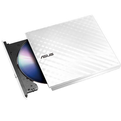 GRABADORA DVD SLIM EXTERNA ASUS SDRW-08D2S-U LITE BLANCA