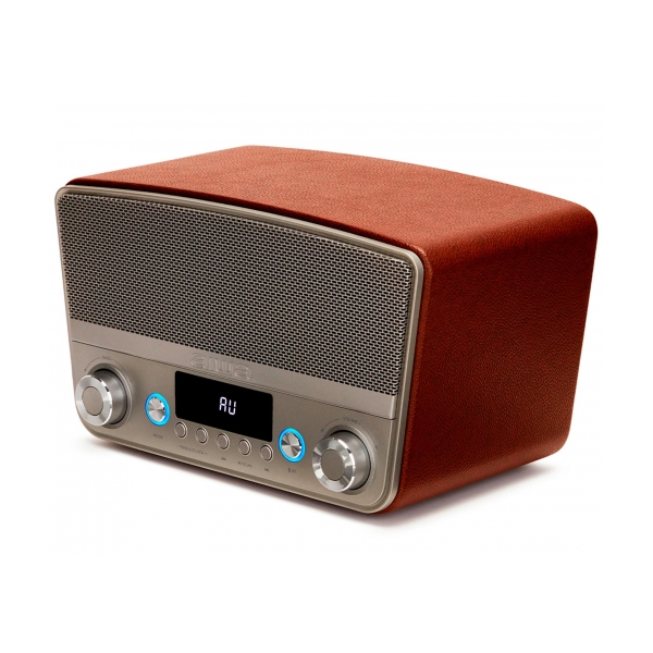 Sinewi Enfermedad software ALTAVOZ VINTAGE AIWA BSTU-750BR BLUETOOTH 5.0 SALIDA 50W RMS USB RADIO FM  ACABADO POLIPIEL Y TITANIO METALICO | Altavoces | AIWA