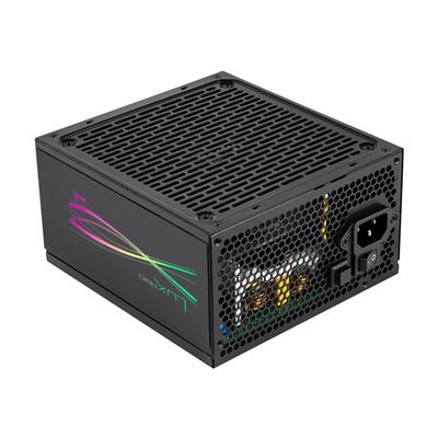 Fuente De Alimentacion Atx3,0 Modular Aerocool Lux Pro 1000w Certificado 80+ Gold Apfc Vent.14cm Rgb