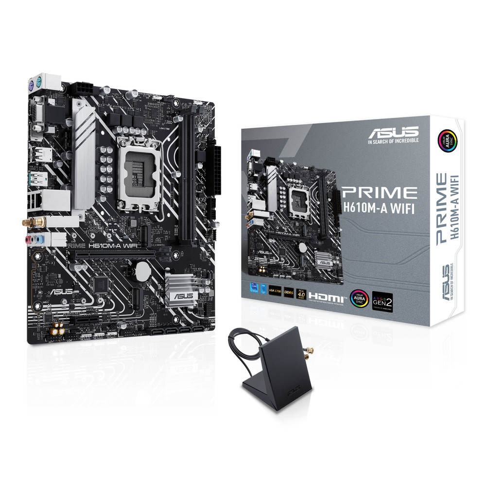 PLACA ASUS PRIME H610M-A WIFI 1700 DDR5 PCIE4.0 MATX