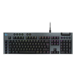 TECLADO LOGITECH G915 X WIRELESS MECANICO TACTIL PERFIL BAJO RGB LIGHTSPEED NEGRO