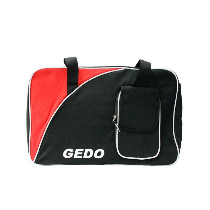 BOLSA DE DEPORTE GEDO BOTIQUIN PREMIUM DEPARTAMENTO PRINCIPAL CON ORGANIZADORES COLOR NEGRO Y ROJO