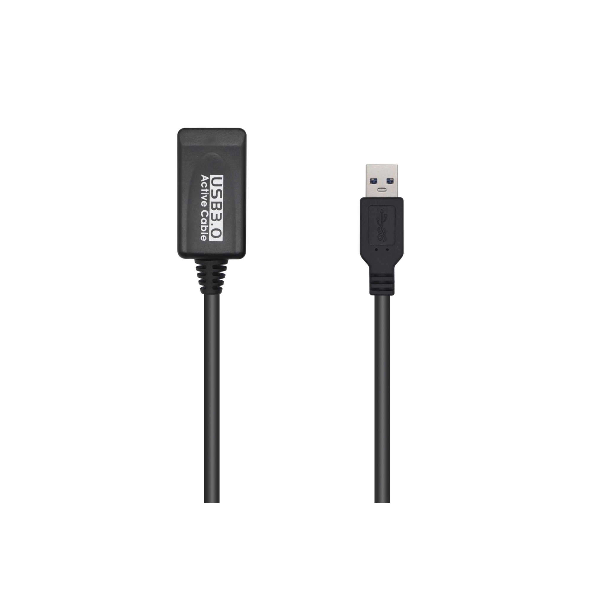 Prolongador USB 3.0 Amplificado 5m Negro AISENS A105-0525