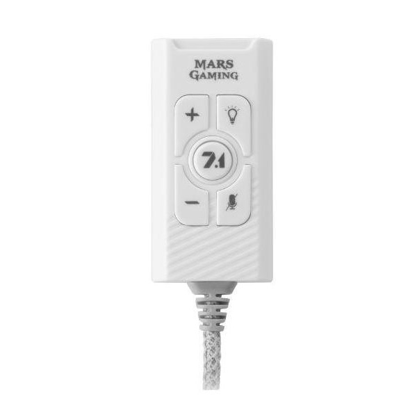 Finito consumidor pimienta TARJETA DE SONIDO USB 7.1 MARS GAMING MSC2 WHITE SONIDO PROFESIONAL  CONEXION JACK 3.5mm Y PUERTO USB | Tarjetas de audio | Mars Gaming