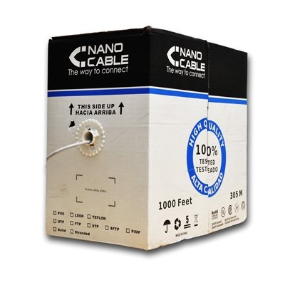 Bobina Cable Red RJ45 Cat.6 FTP 305 metros