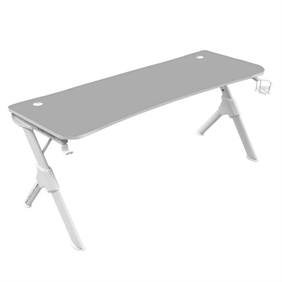 Mesa MARS GAMING MGD XL WHITE Chasis de acero 160X60cm altura 74cm