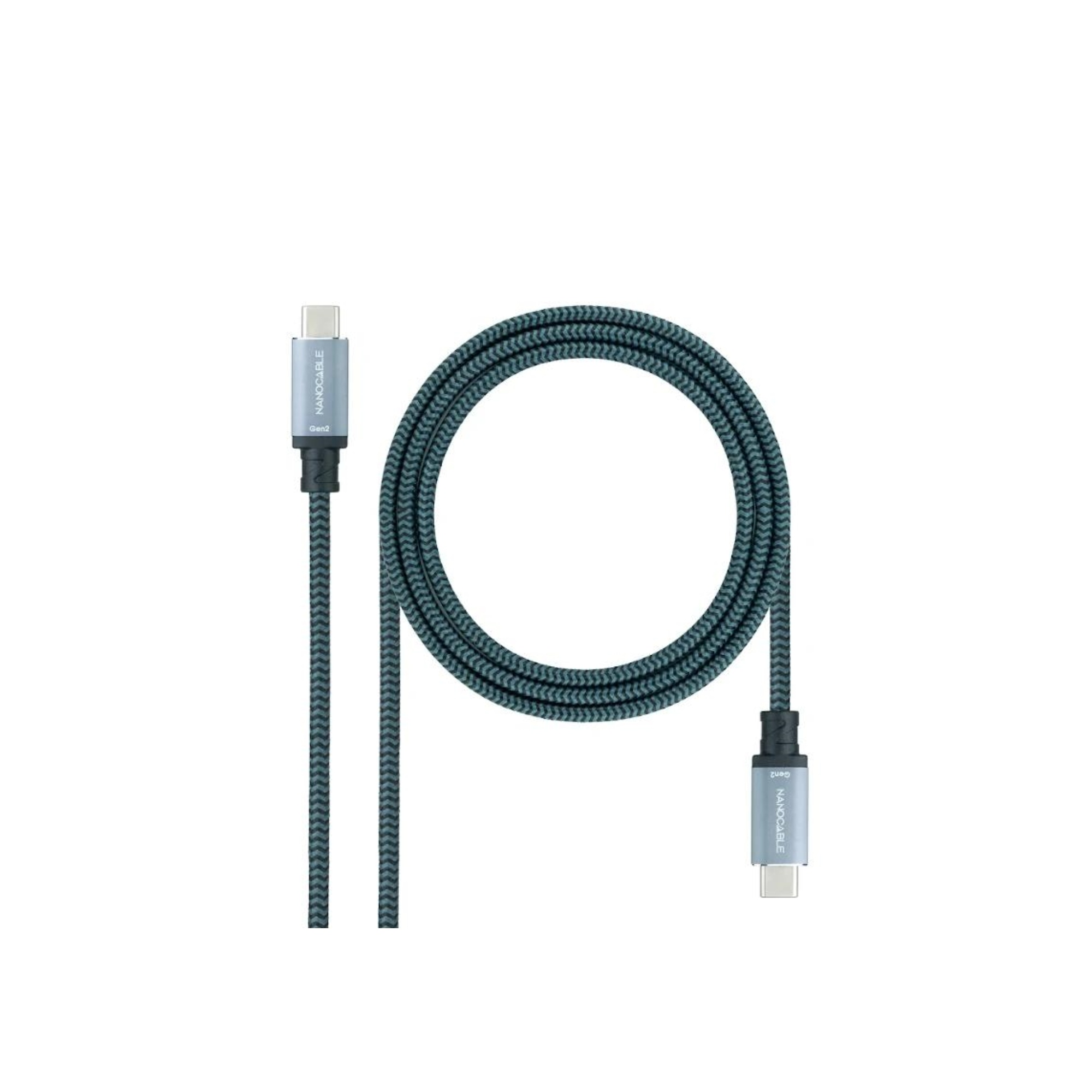 Nanocable Cable USB 3.1GEN2 5A USB-C/M-USB-C/M 1 M