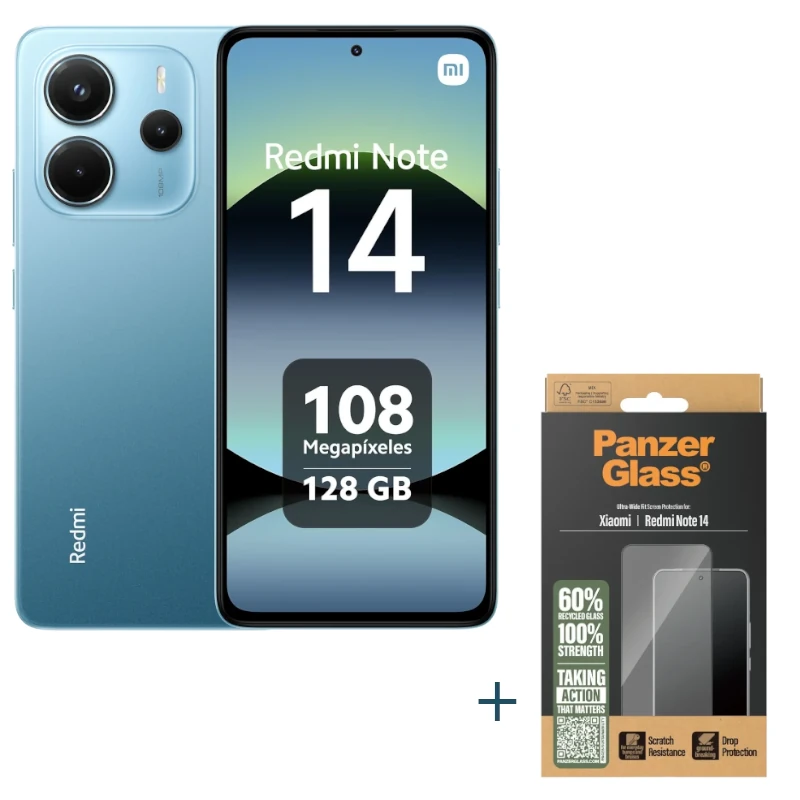 XIAOMI Redmi Note 14 128GB 6GB Blue+Prot PanzerGl