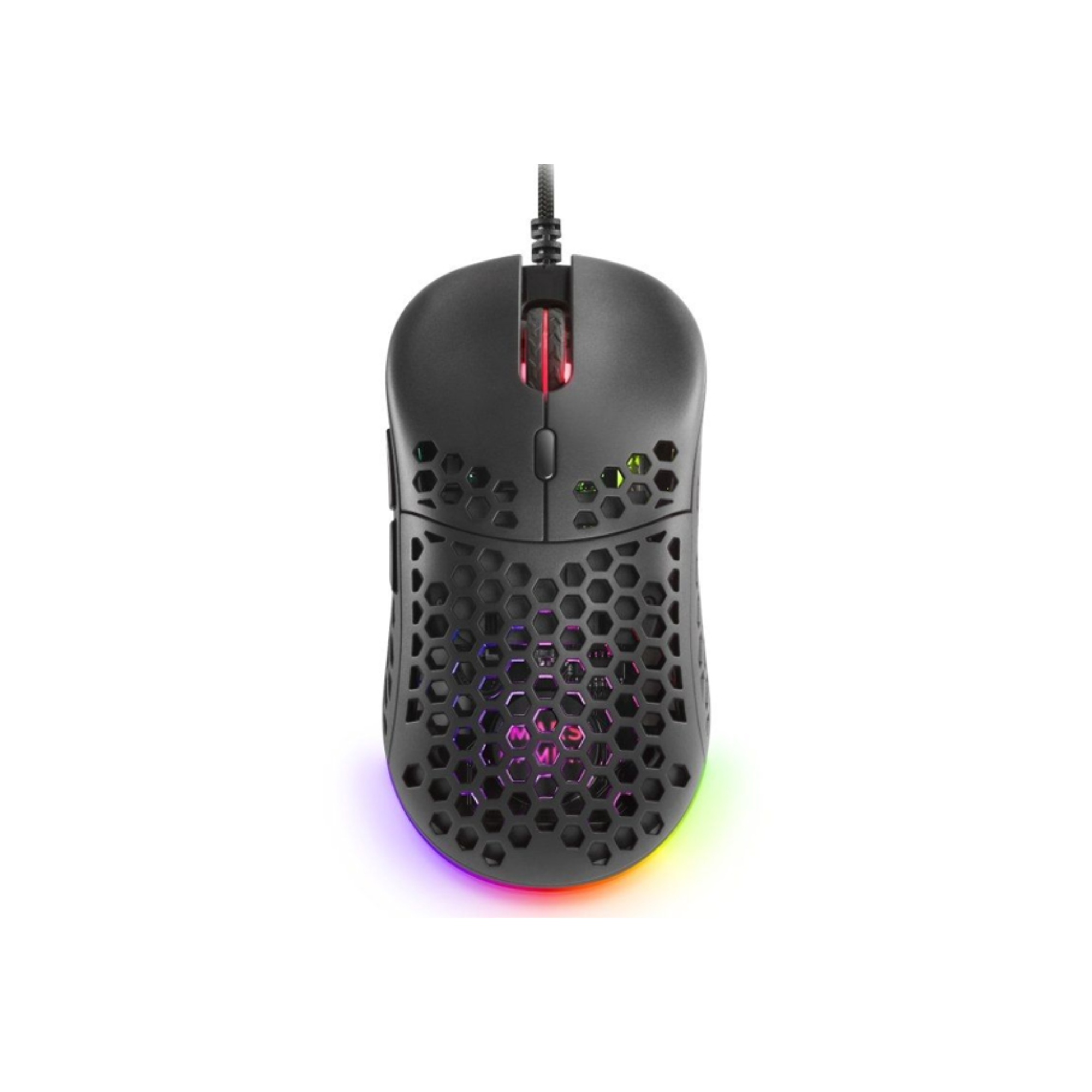 Mars Gaming Raton Gaming ligero RGB negro