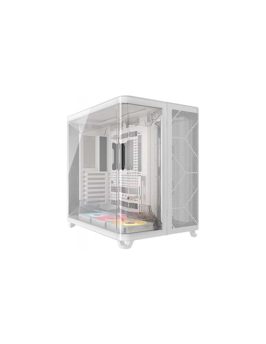 CAJA ATX SEMITORRE CORSAIR AIR 5400 RS-R ARGB CRISTAL TEMPLADO WHITE