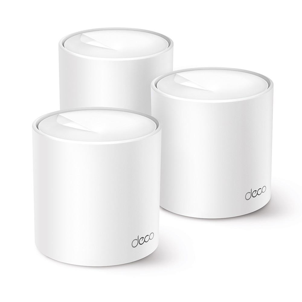 PUNTO DE ACCESO INTERIOR MESH WIFI 6 TP-LINK DECO X10 PACK 3u AX1500 1201Mbps en 5GHz + 300Mbps en 2