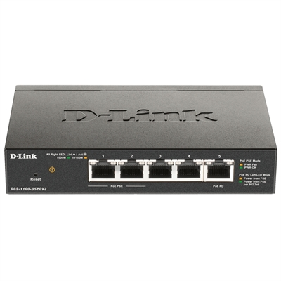 D-Link DGS-1100-05PDV2 Switch 5xGb PoE 1xPD