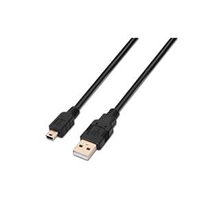 CABLE USB 2.0, TIPO A/M-MINI USB 5PIN/M, 1.8 M NANO CABLE