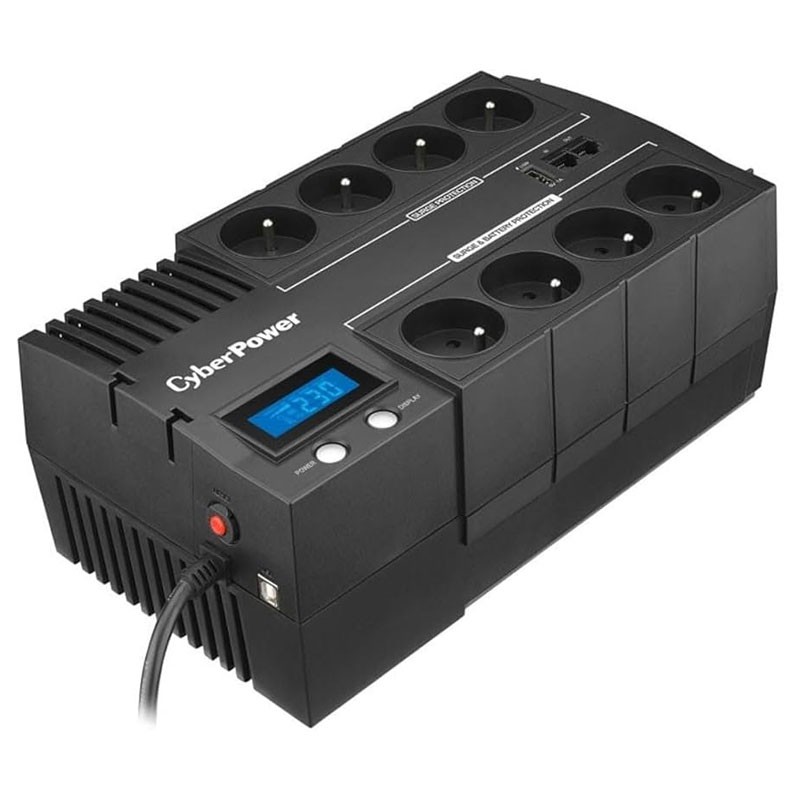 SAI CYBERPOWER BR700 700420 VAW LINE INTERACTIVE AVR 8XSCHUKO LCD BR700ELCD