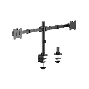 SOPORTE DE MESA EQUIP 650177 PARA 2 PANTALLAS 13"-35" DE BRAZO INCLINABLE Y GIRATORIO 360º MAX. VESA