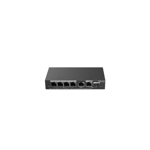Reyee ES206GS-P Switch 4xPoE 2xGbE 1xSFP(C) 54W