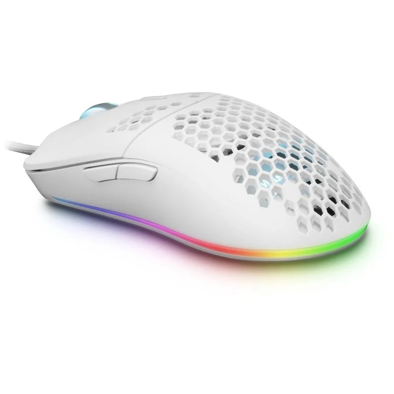 Mars Gaming MMAXW mouse white 12400dpi ultralight Ratones Mars Gaming