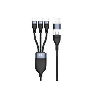CABLE USB-C 3EN1 CONCEPTRONIC A 3xUSB-C MACHO 100W 1.50m ADAPTADOR A USB-A