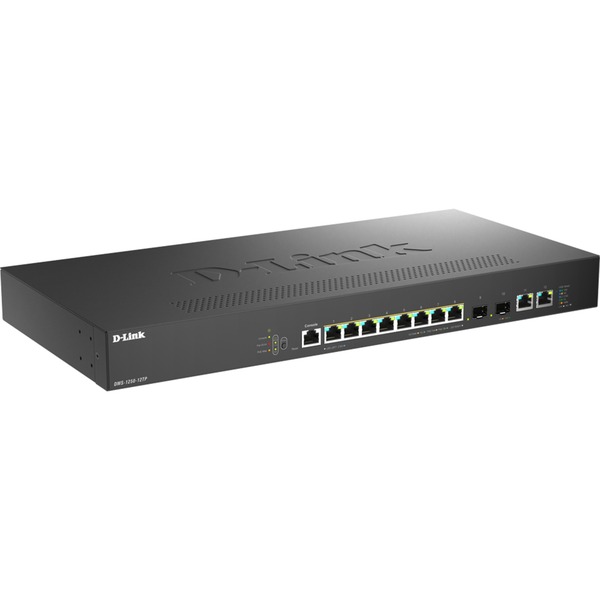 D-Link DMS-1250-10SP/E Switch 8xMG 2xSFP+ L2 PoE