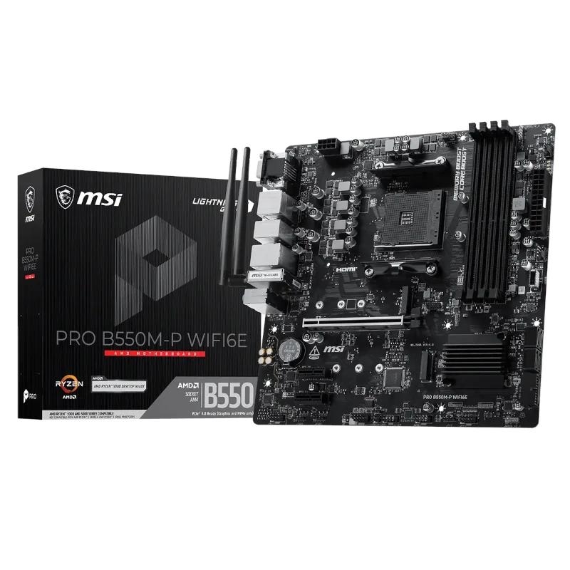 MSI Placa Base PRO B550M-P WIFI6E mATX AM4 DDR4