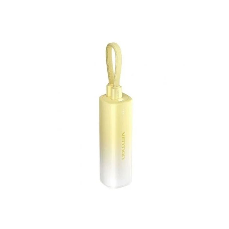 CARGADOR POWERBANK VENTION 5000mAH FHWY0 20W AMARILLO