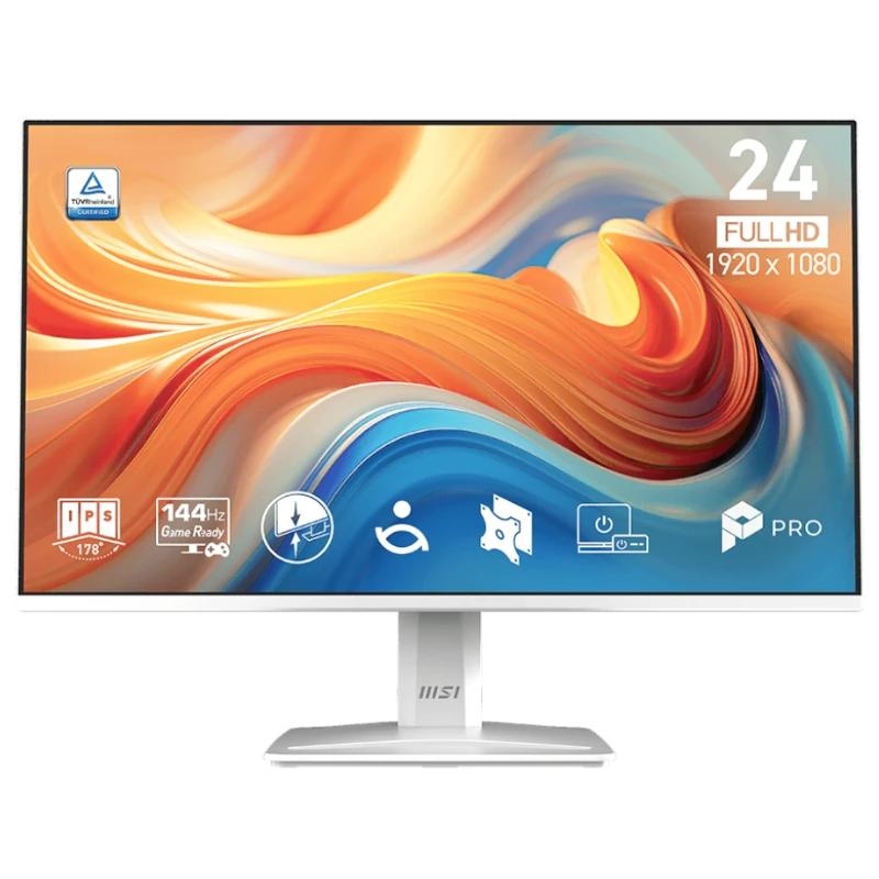 MSI PRO MP243W E14 Monitor 23.8" 144Hz MM blanco