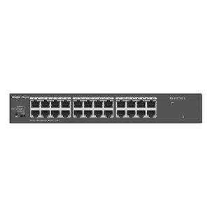 SWITCH NO GESTIONABLE RUIJIE RG-ES124G-L 24xRJ45 Gb CARCASA METALICA MONTAJE EN RACK